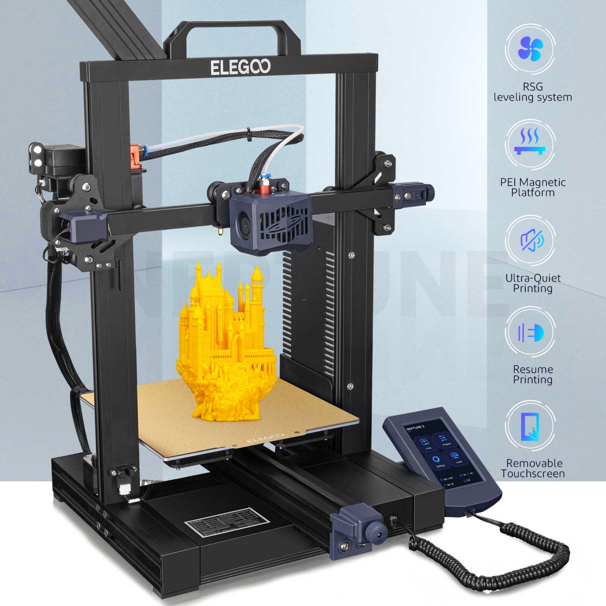 ELEGOO NEPTUNE 3 - FDM 3D Printer
