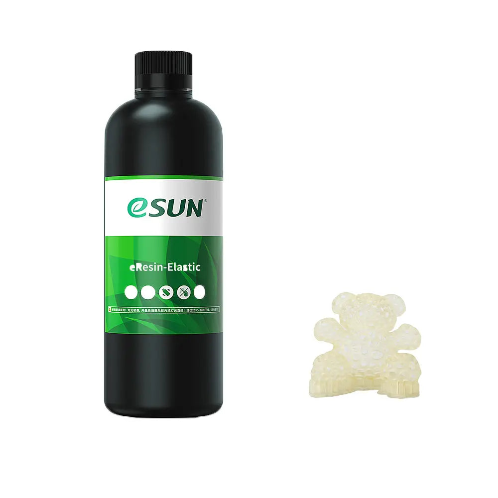 eSun 柔性軟膠樹脂 - 透明黃色 - 500g