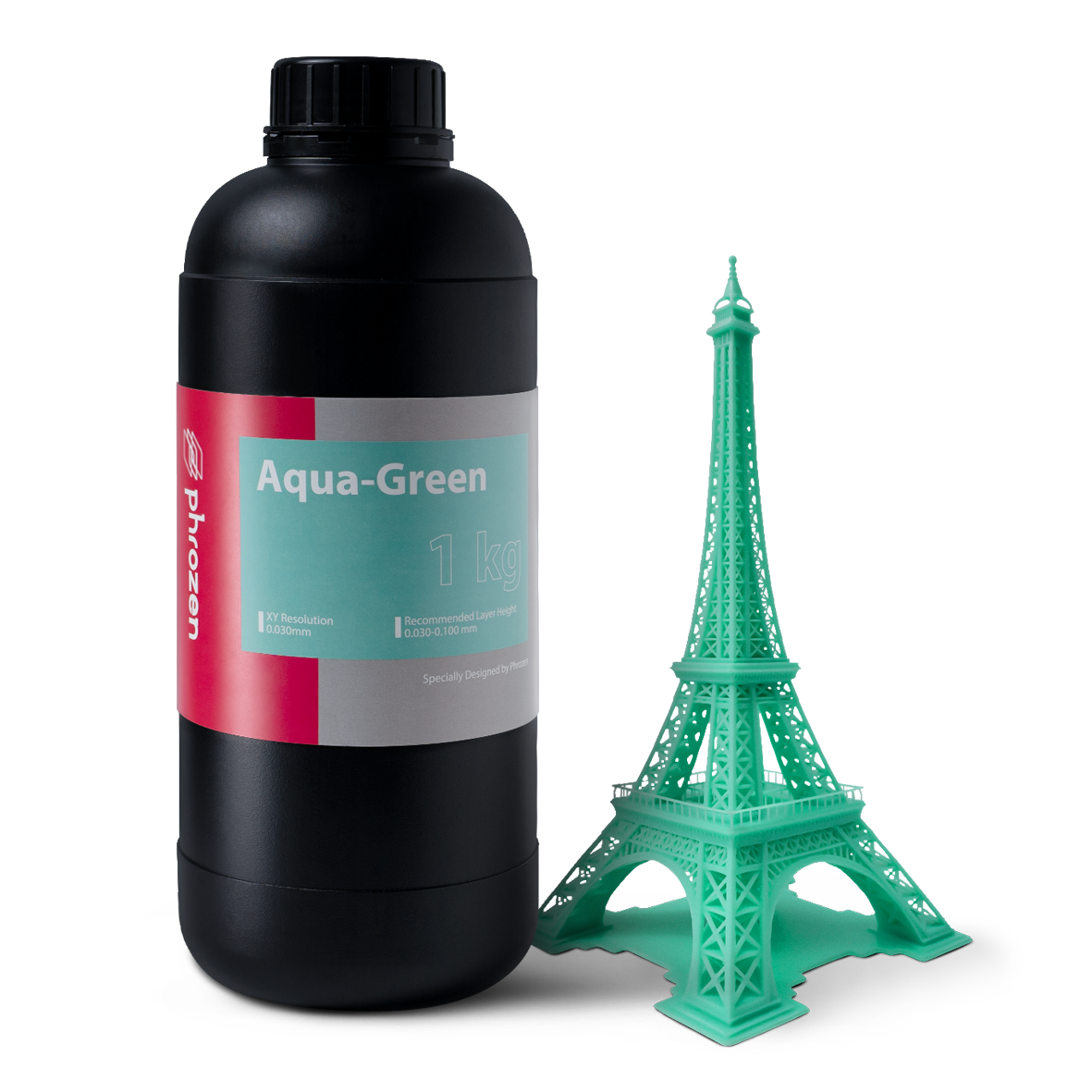 Phrozen Aqua 3D 打印光固化樹脂 – 適合彩色微型模型 – 1000g裝